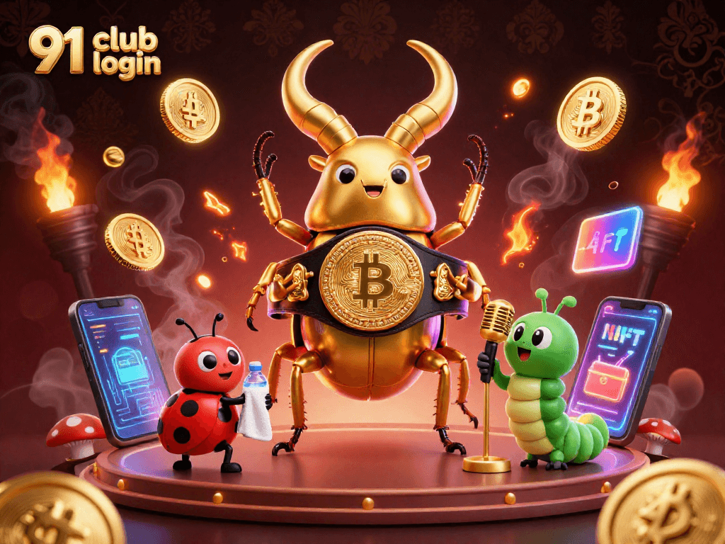 Experience thrilling fun at 91 club login with a vibrant 3D casino scene full of exciting elements.