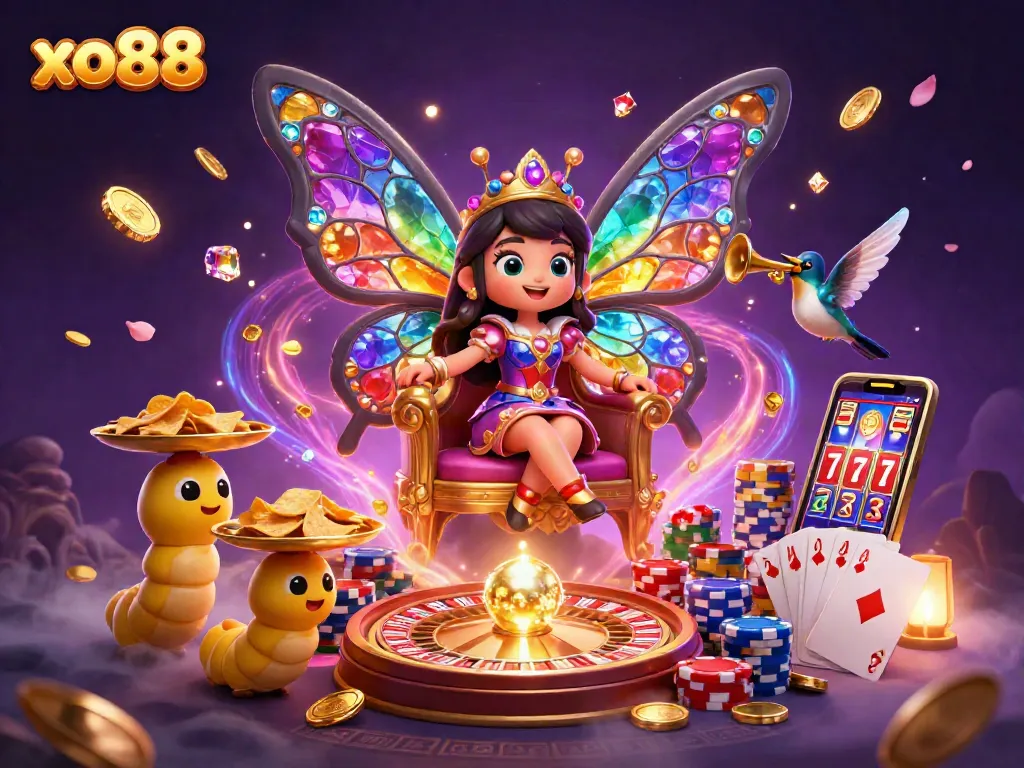 Experience excitement at xo88 with vibrant casino characters and dynamic gaming elements.