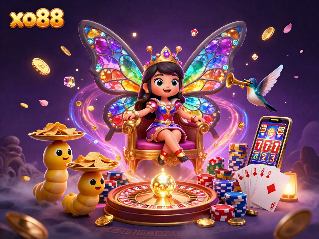 Experience excitement at xo88 with vibrant casino characters and dynamic gaming elements.