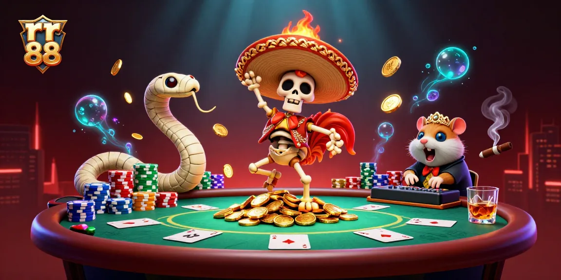 Experience thrilling gameplay at rr 88 with vibrant characters celebrating wins in a dynamic casino scene.