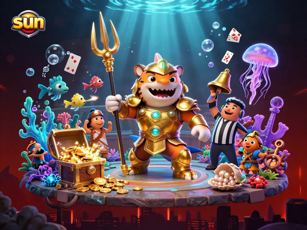 Spin the reels and uncover treasures at Sunwin’s underwater casino extravaganza.
