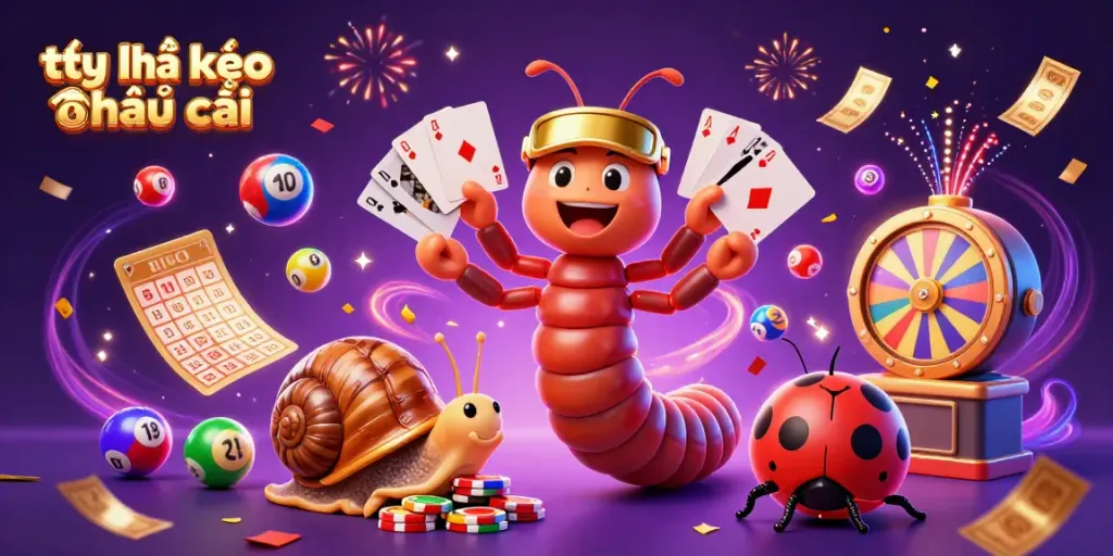 Engage with tỷ lệ kèo nhà cái through an exciting, vibrant casino illustration featuring lively characters.