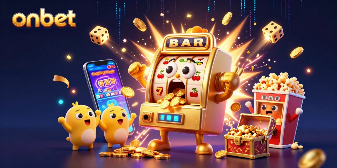Spin and win at onbet's vibrant slots, where golden jackpots explode with excitement!