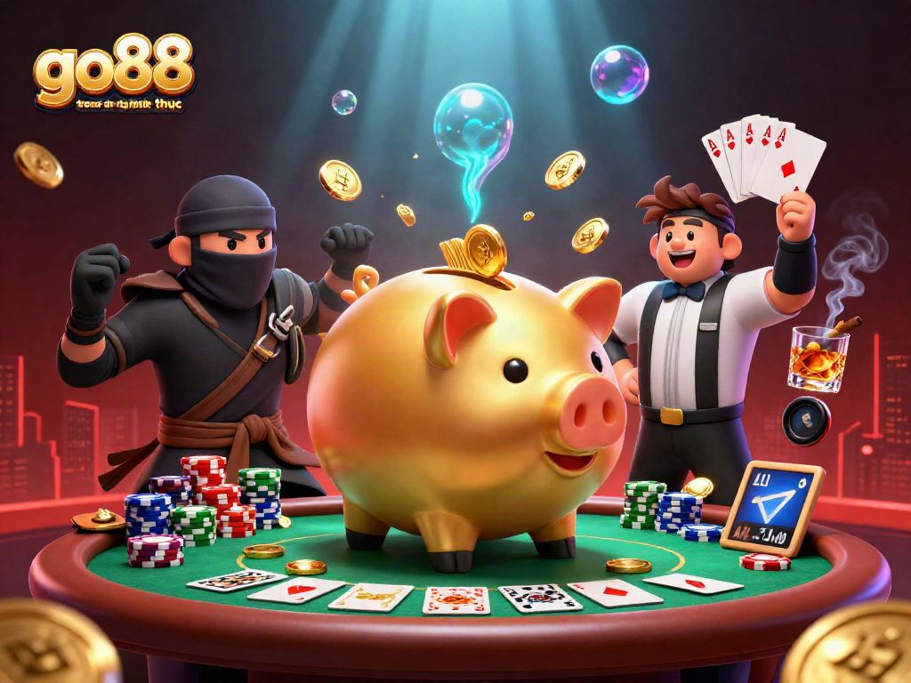 Engage in top-tier gameplay at go88 trang chu chinh thuc featuring vibrant casino characters and elements.