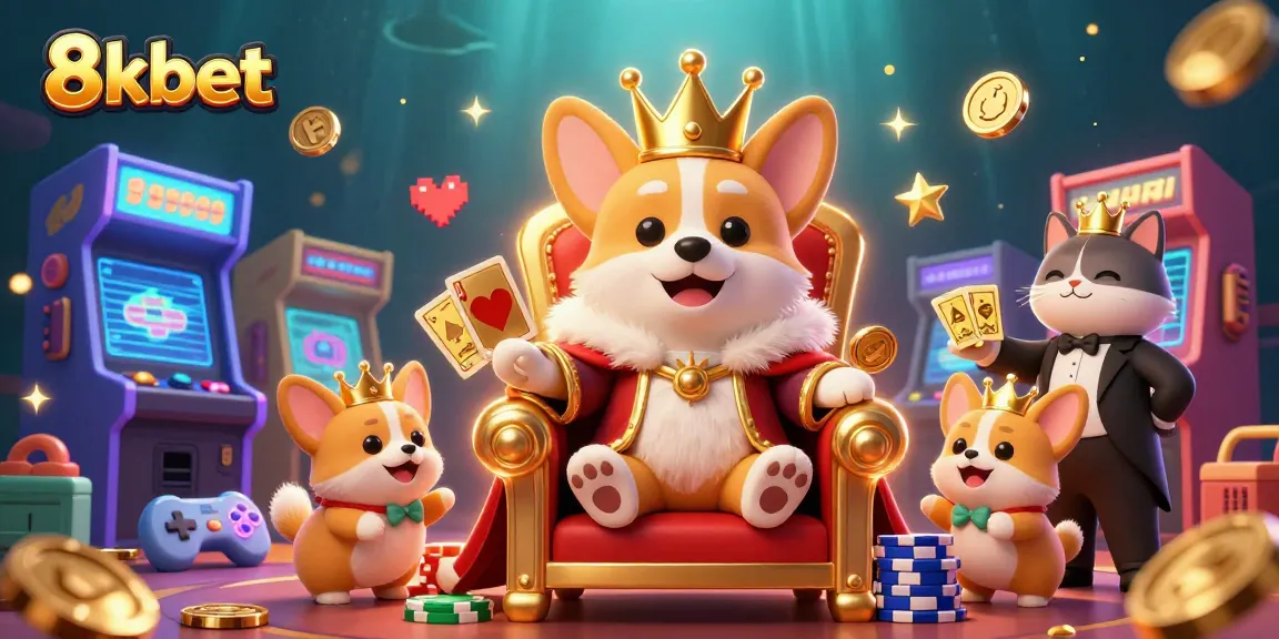 Experience the thrilling world of gambling at 8xbet with fun characters and engaging game elements.