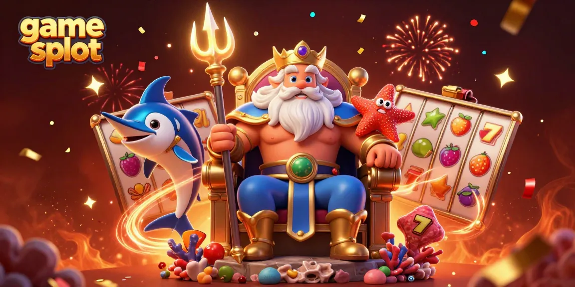 Experience the thrill of game slot adventures in this vibrant underwater scene.